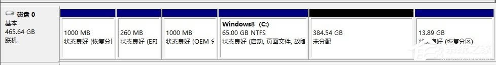 Windows8系统无损分区的方法