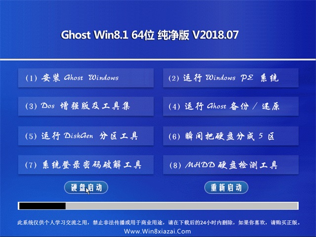 老毛桃Ghost Win8.1 x64 官方纯净版2018.07月(激活版)