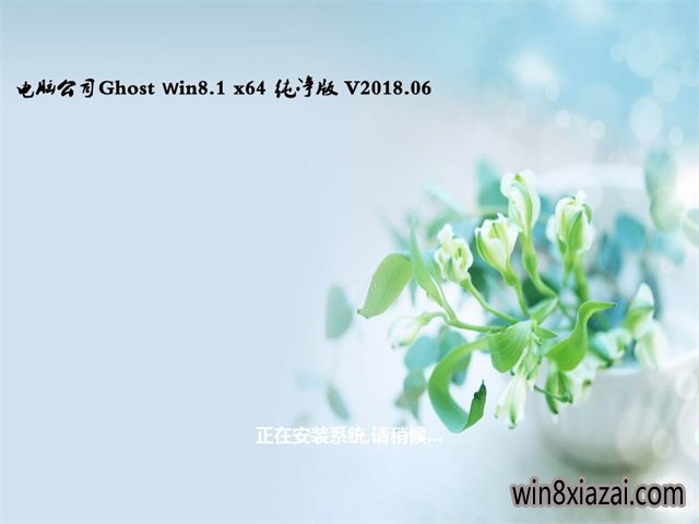 电脑公司Ghost Win8.1 x64 多驱动纯净版2018.06(完美激活)