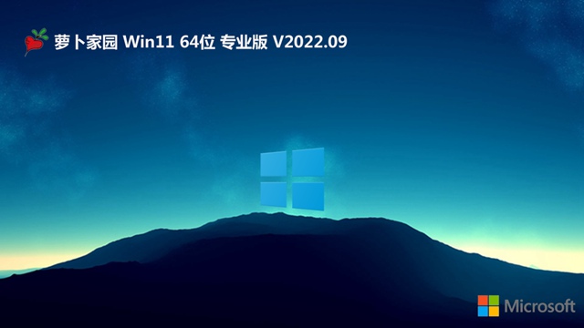 萝卜家园Ghost win11 64位 汉化版 v2023最新下载