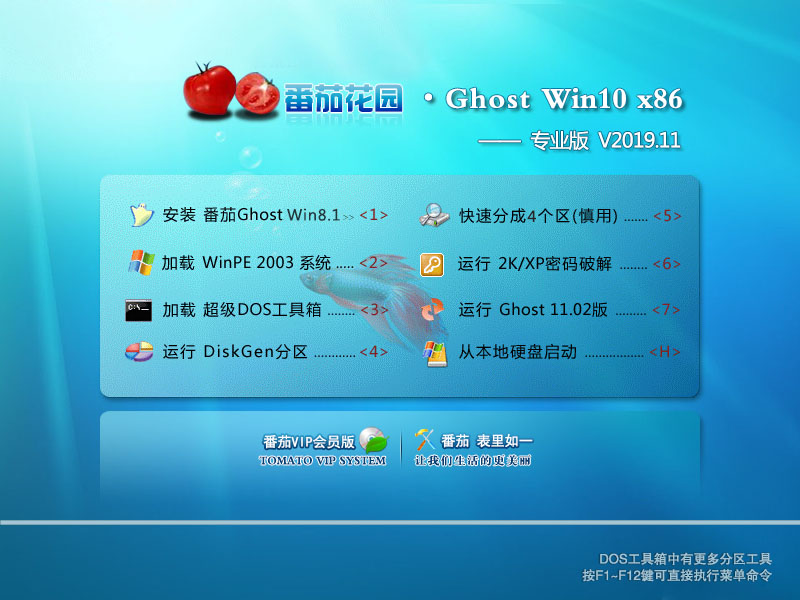 番茄花园Ghost Win10 32位 专业版v2023.11最新下载