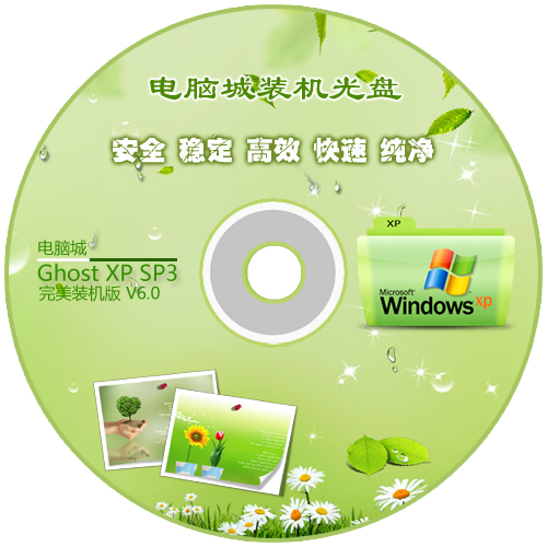 电脑城 GHOST XP SP3 2011 完美装机版 V6.0 (2011年.06月) 下载