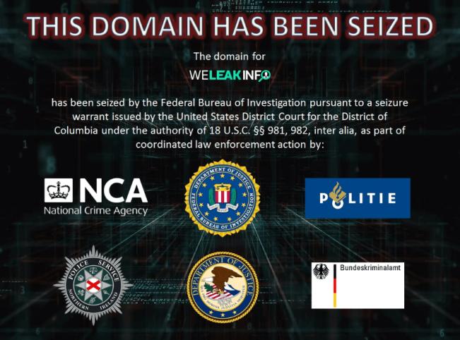 英国NCA逮捕了21位泄露个人数据的WeLeakInfo用户