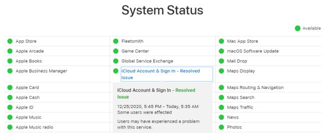 AppleiCloud服务中断超过24小时