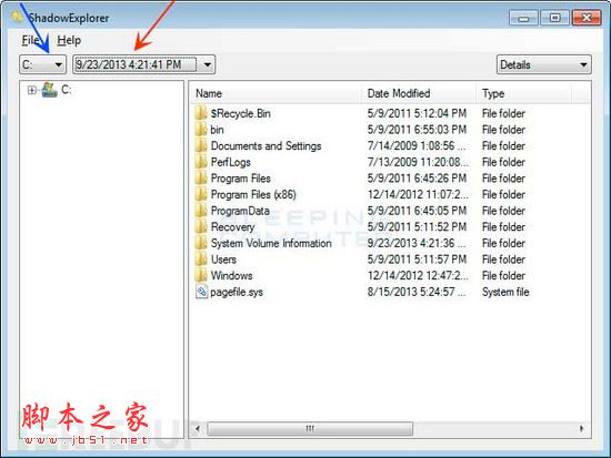 如何使用Windows卷影拷贝服务恢复文件和文件夹