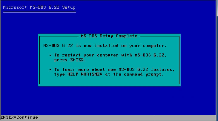 VMware 虚拟机 安装 DOS6.22（二）系统安装篇