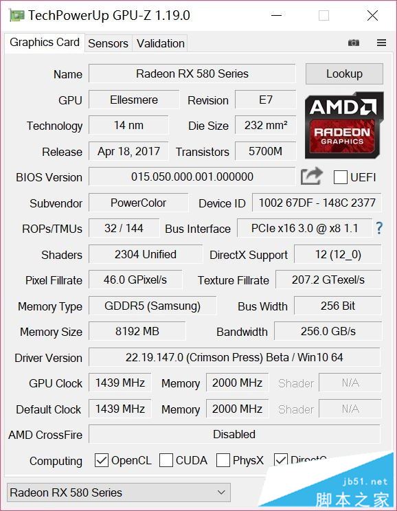 AMD RX580怎么样 AMD RX580显卡全面评测图解