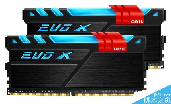 GEIL(金邦)发布了EVO X DDR4内存:加入RGB光源污染