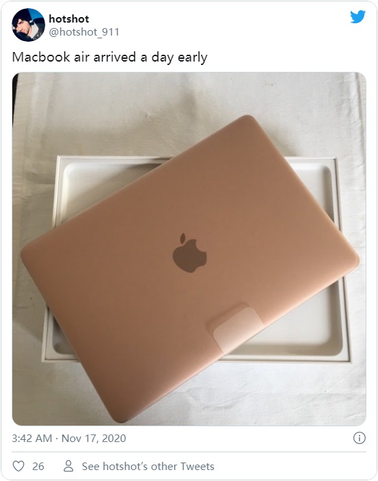 苹果M1芯片新品MacBook Air上手简评