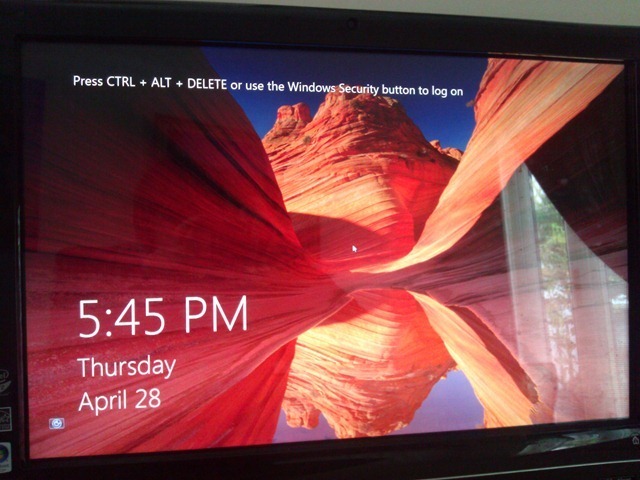 Windows8锁定屏幕背景自定义为当前的桌面壁纸
