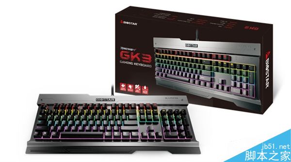 映泰首款机械键盘GK3发布:300元欧特姆的青轴