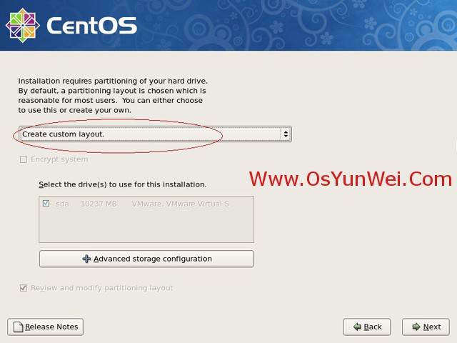 CentOS 5.10 服务器系统安装配置图解教程