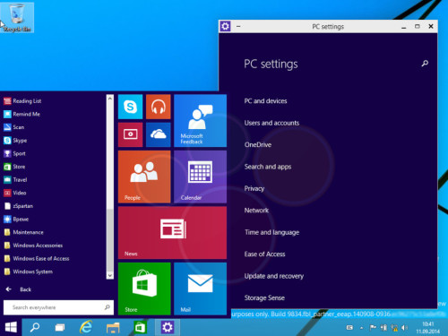 Windows9界面预览图欣赏 Windows9预计10月初发布