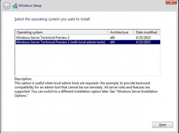 Windows Server技术预览版2上手试玩图赏