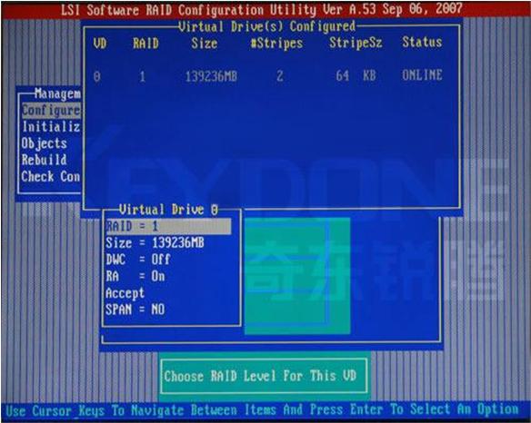 INTEL服务器主板 板载RAID阵列卡设置图文教程