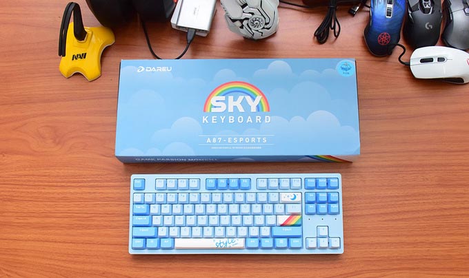 达尔优A87天空版机械键盘怎么样?达尔优A87天空版机械键盘测评