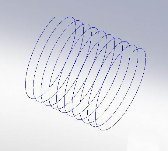 solidworks怎么画螺旋线? sw画螺旋线的技巧