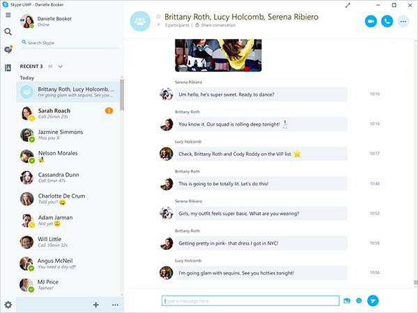 Win10一周年更新应用UWP预览版Skype新增群视频和语音