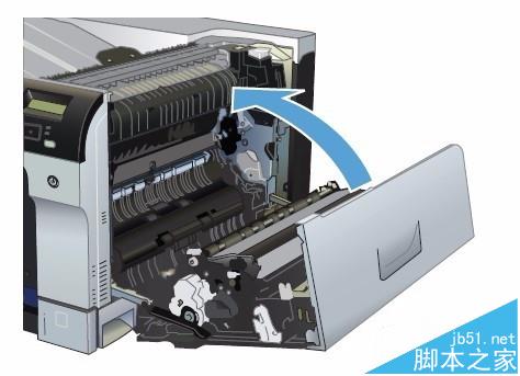 HP CP5225打印机纸盘1卡纸该怎么清除?