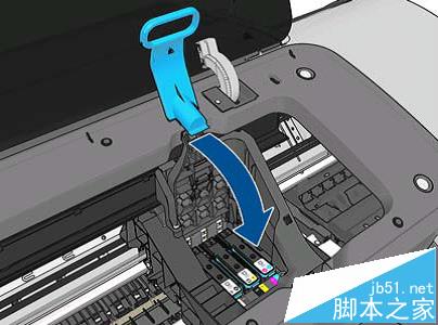 HP Designjet T790打印机怎么安装打印头?