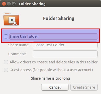 将Ubuntu下的文件夹共享给同意局域网中的Windows机器的教程