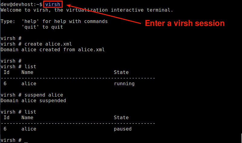 在Ubuntu的命令行终端里管理KVM虚拟机的教程