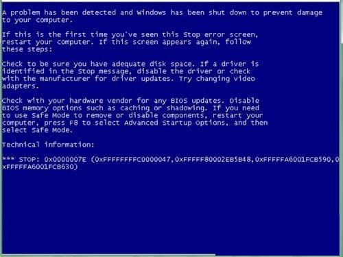 Win7系统出现蓝屏故障提示错误代码0x0000007f怎么办？