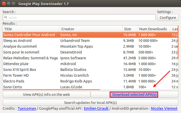 在Ubuntu系统上构建Android环境以及从Google Play上下载APK