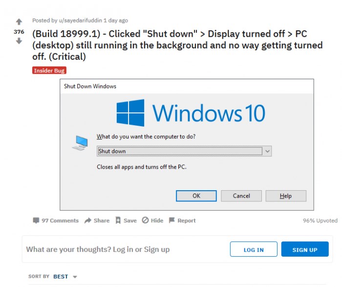 Windows10预览版18999出现无法关机和重启怎么办?(附解决方法)