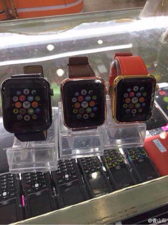 山寨版Apple Watch已上市开卖 不同颜色和腕带可供选择(图)