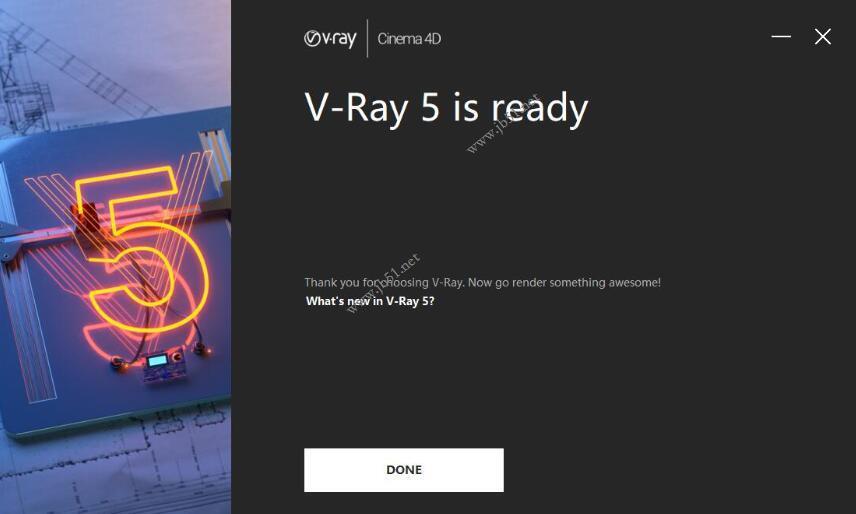 VRay5.0怎么汉化？渲染器VRay5 for C4D汉化安装破解教程(附下载)