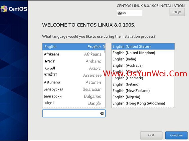 CentOS 8.0.1905 linux服务器系统安装与配置图解教程