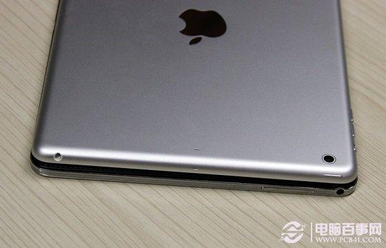 iPad Air与三星Note10.1机身顶部对比