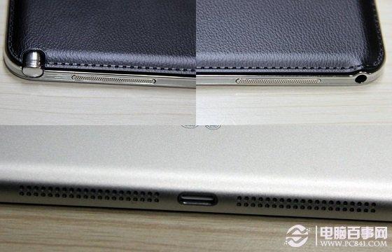 iPad Air与三星Note10.1扬声器对比