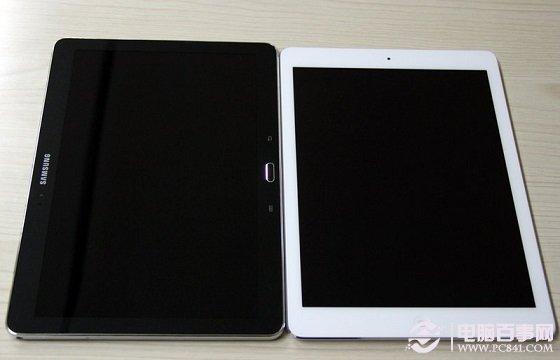 iPad Air与三星Note10.1正面外观对比