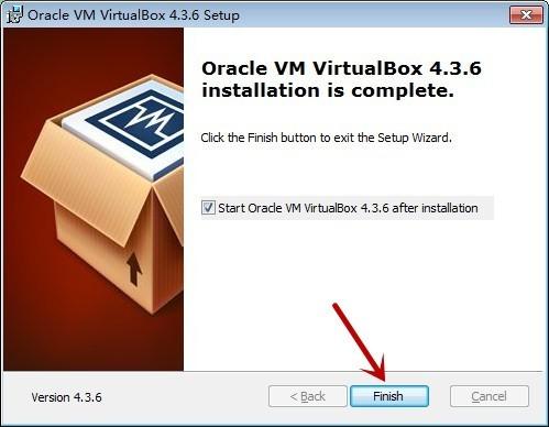 完成Oracle VMVirtualBox虚拟机安装