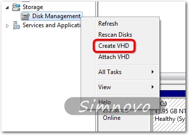 在Windows中创建VHD文件的方法